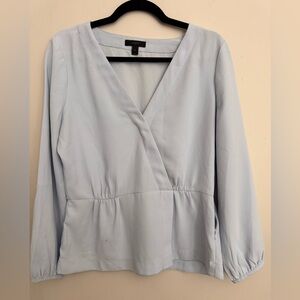 J.Crew Pale Blue Blouse Size 8